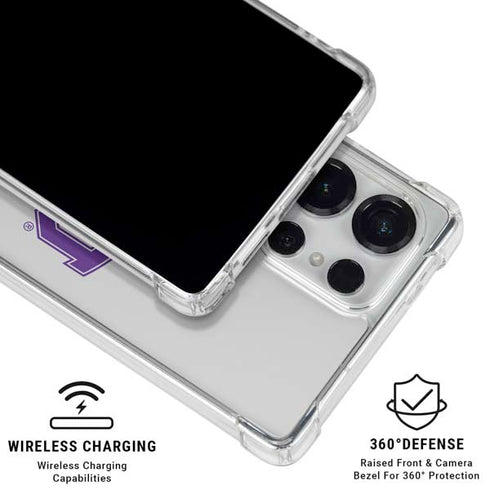 Texas Christian University Horned Frogs Logo Print Galaxy S25 Ultra Clear Case